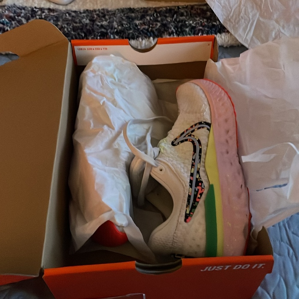 Cute Multi Colored Nike React Shoes - image 4